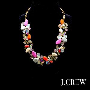 J. Crew Multicolor Statement Necklace